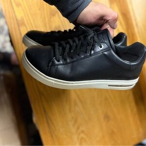 Birkenstock Men's Dark Sneakers with Light Soles